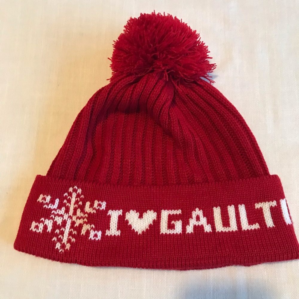 •❤️SOLD❤️ JEAN PAUL I❤️GAULTIER ICON BEANIE HAT RARE VINTAGE - Picture 5 of 9